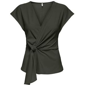 Onlsilja S/L Twist Top JRS, roze., S