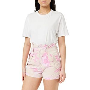 Pinko Golf Shorts Bull Camouflage Shorts Dames, Nn7_Mult.nude/Roze, 44 NL