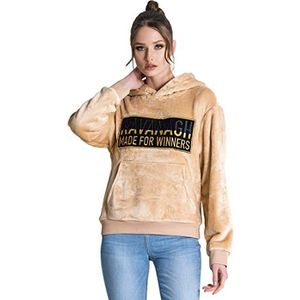 Gianni Kavanagh Beige (Atlanta Sherpa Hoodie Sweatshirt), S Dames