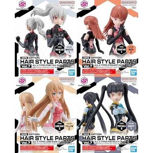 30MS - Optie Haarstijl Onderdelen Vol.7 Alle 4 Soorten - Model Kit