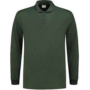 Tricorp Workwear, CoolDry, 202005, poloshirt met uv-bescherming, lange mouwen, 50% polyester, 180 g/m², wit, maat 4XL