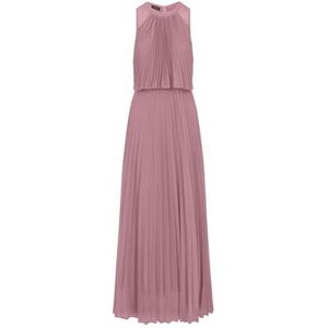APART Fashion Lange plisséjurk voor dames, mauve, 46
