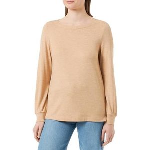 s.Oliver T-shirt voor dames, lange mouwen, bruin, maat 42, bruin, 42