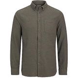 JACK & JONES Dames Jjeclassic Melange Shirt Ls Sn Shirt