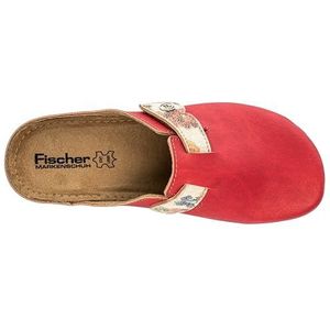 Fischer Dames Jessica platte slipper, Cherry, 37 EU, rood (cherry), 37 EU