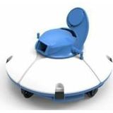 Frisbee Stofzuigerrobot, vrijstaand, voor zwembad, met vlakke bodem, 5 x 3 m, blauw