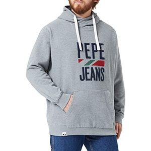 Pepe Jeans Perrin Sweatshirt voor heren, 933Grey Marl, L/Tall