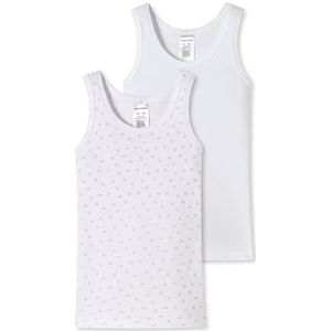 SCHIESSER - Onderhemd - Pink/Wit - 2 Pack - Jersey