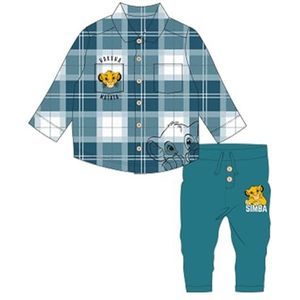 Disney Roi Lion, 2-delige set sweater + broek (3 tot 23 maanden), zacht en warm: sweatshirt + joggingbroek, gemengde print, meisjes en jongens, model DIS KL 5112B804-S1-12M