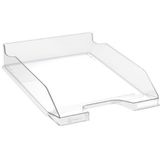 Exacompta - ref. 113223D - Set van 6 Brievenbakken COMBO MIDI - Afmetingen: 34,6 x 25,5x 6,5 cm - voor A4 documenten + - kleur kristal glanzend