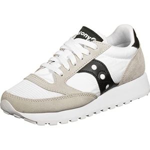 Saucony Jazz Original Vintage, Sneaker Donna, Bianco Nero, 35.5 EU