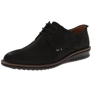 ECCO Heren Countoured Plain Toe Oxford, Zwart, 12-12.5