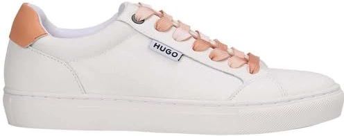 Hugo - Morrie - Sneakers - Wit - Canvas - Rubber Zool