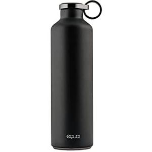 EQUA Smart drinkfles – 23 oz – Bluetooth-verbinding met app en herinneringen met lichtsignaal – dubbelwandige vacuüm thermosfles van roestvrij staal – metalen deksel, grijs, MT 16