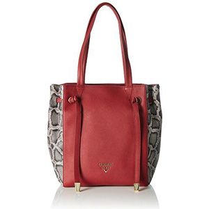 Guess dames alessandra carryall handtassen, Rood Rood Multi, One Size