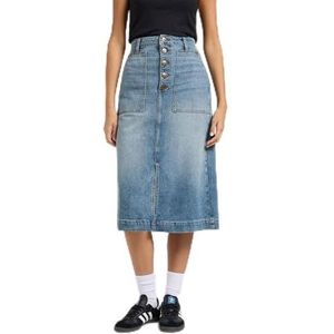 Lee - Touch the Sky - Midi Spijkerrok - Lichtblauw