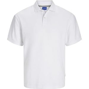Jack & Jones Jorfrederiksberg Polo Ss Noos, wit (bright white), M