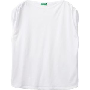 United Colors of Benetton T-shirt dames, Wit, XS