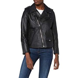 Schott NYC dames leren jas, zwart, L