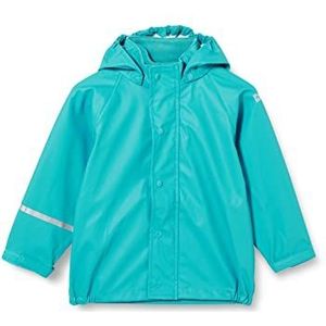 CareTec Rain Jacket-Pu W/O Fleece Regenjas, uniseks, kinderen en jongens, Turquoise Blue (968), 104 cm