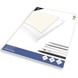 Kangaro Transparant technisch tekenpapier/millimeterpapier DIN A3 24 pagina's 80 g/m² papier met 1 vel 1/5/10 mm oranje raster, K-770301