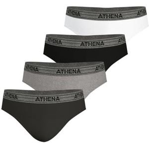 ATHENA - Basic Slip - Veelkleurig - 100% Katoen - 4 Stuks