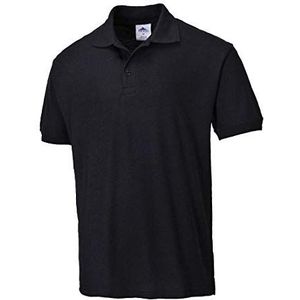 Portwest Naples Poloshirt Size: 5XL, Colour: Zwart, B210BKR5XL