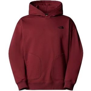 The North Face Uniseks Nse Oversized Sweatshirt met capuchon Sumac S