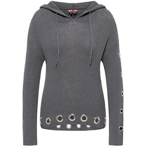 nascita Damestrui met capuchon 23723418-NA03, antraciet, XL/XXL, antraciet, XL/XXL