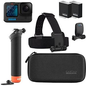 GoPro HERO11 zwarte accessoirebundel - inclusief extra enduro-batterij (2 in totaal), The Handler (zwevende handgreep), hoofdband + snelclip en draagtas