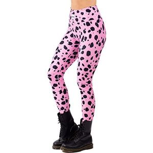 Eivy Functionele legging skiondergoed ICECOLD Tights Pink Cheetah, M