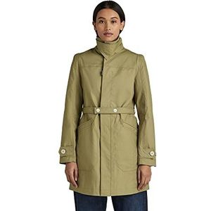G-STAR RAW Dames Slim Minor Trenchcoat, groen (Fresh Army Green A501-9822), S