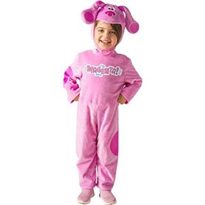 Magenta dog doggie pink onesie plush girl costume disguise official Blue's Clues (Size 4-6 years)