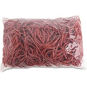 OFFICE PRODUCTS rubberen banden diameter: 80 mm, kleur: rood/gewicht: 1000 g – 1 kg/huishoudelijk rubber ringen rubber/rubber 60% / rubber voor thuis kantoor school