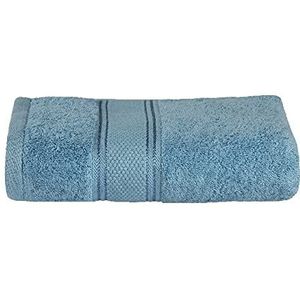 Homemania 15495 handdoek, voor de badkamer, lichtblauw, van katoen, 60 x 100 cm