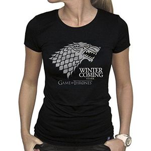 ABYstyle - GAME OF THRONES - ""Winter is coming"" t-shirt zwart voor dames (S)