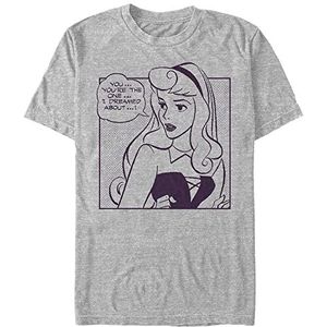 Disney Sleeping Beauty - Aurora Comic Unisex Crew neck T-Shirt Melange grey 2XL