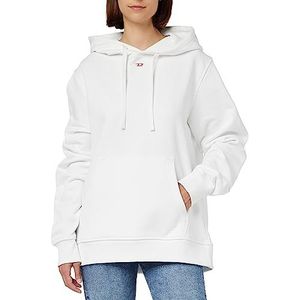 Diesel S-Ginn-Hood-d Sweatshirt voor volwassenen, uniseks, Helder wit, M