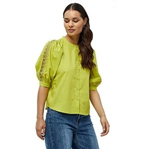 Desires Asmine shirt met 2/4 mouwen | groene dames tops | lente shirt dames | maat M