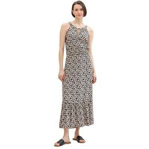 TOM TAILOR Damesjurk, 32148 - Zwart Small Abstract Design, 44