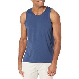 Amazon Essentials Men's Tanktop met slanke pasvorm, Heideblauw, XL