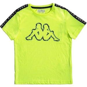 Kappa T-shirt met korte mouwen, merk, korte mouwen, Skappa K, citroengroen