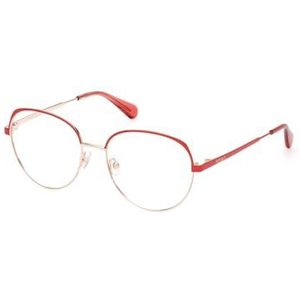MAX&Co. Women's MO5123 Prescription Eyewear Frames, Shiny Rose Gold, 54, Shiny Rose Gold, 54