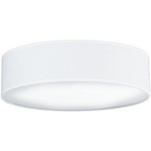 Sotto Luce Mika moderne plafondlamp - witte stof - witte voet - 3 x E27 lamphouders - Ø 40 cm