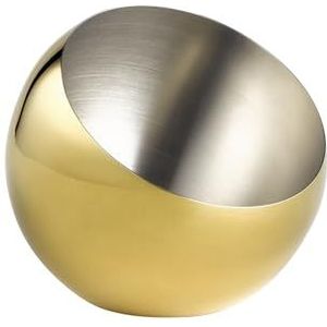 APS 40773 schaal SPHERE, Ø 16 cm, hoogte 15 cm, 0,8 liter, roestvrij staal, goud-look