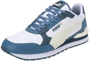 PUMA - ST Runner V4 L - Sneaker - Wit - Romige Vanille - Blauw - Grijs