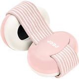 Reer SilentGuard, gehoorbescherming voor baby's, bijzonder zacht en licht voor het gevoelige babyhoofd, meegroeiend, roze