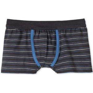 Schiesser jongens retro shorts boxershort, zwart (001-blauwzwart), 176 cm