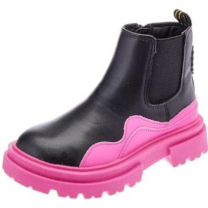 Primigi Girl Camden meisjeslaarzen, zwart-fuchsia, 25 EU, Zwart Fuchsia