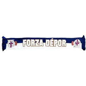 Real Club Deportivo de La Coruña Lycra tweekleurige sjaal.